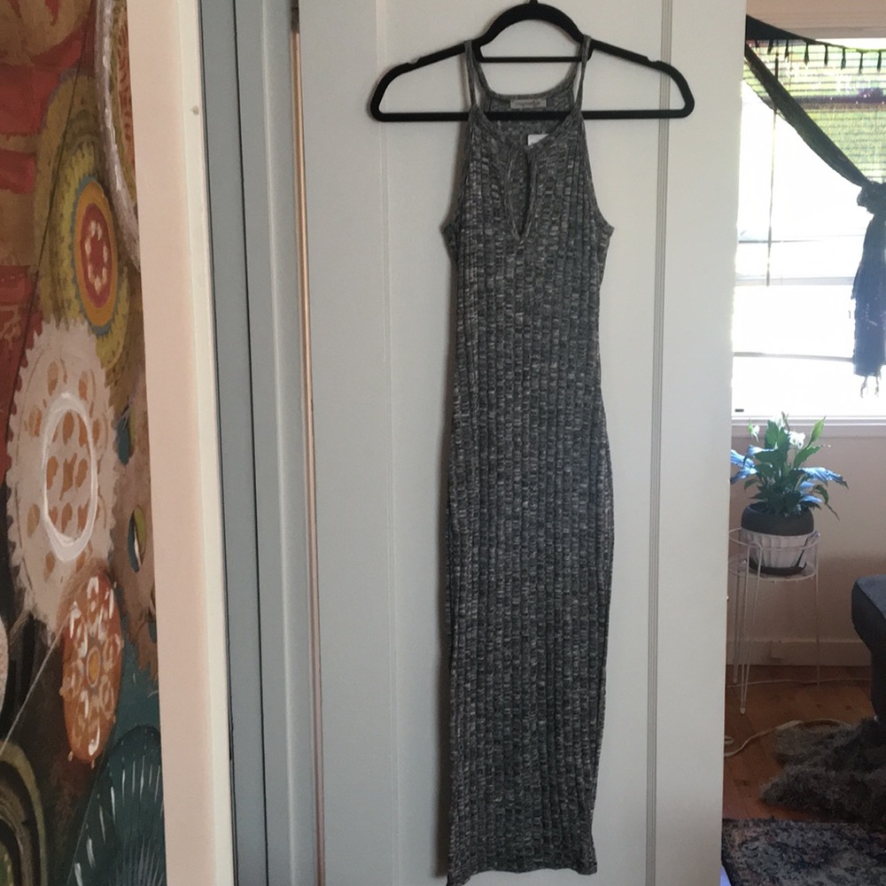 Grey maxi dress